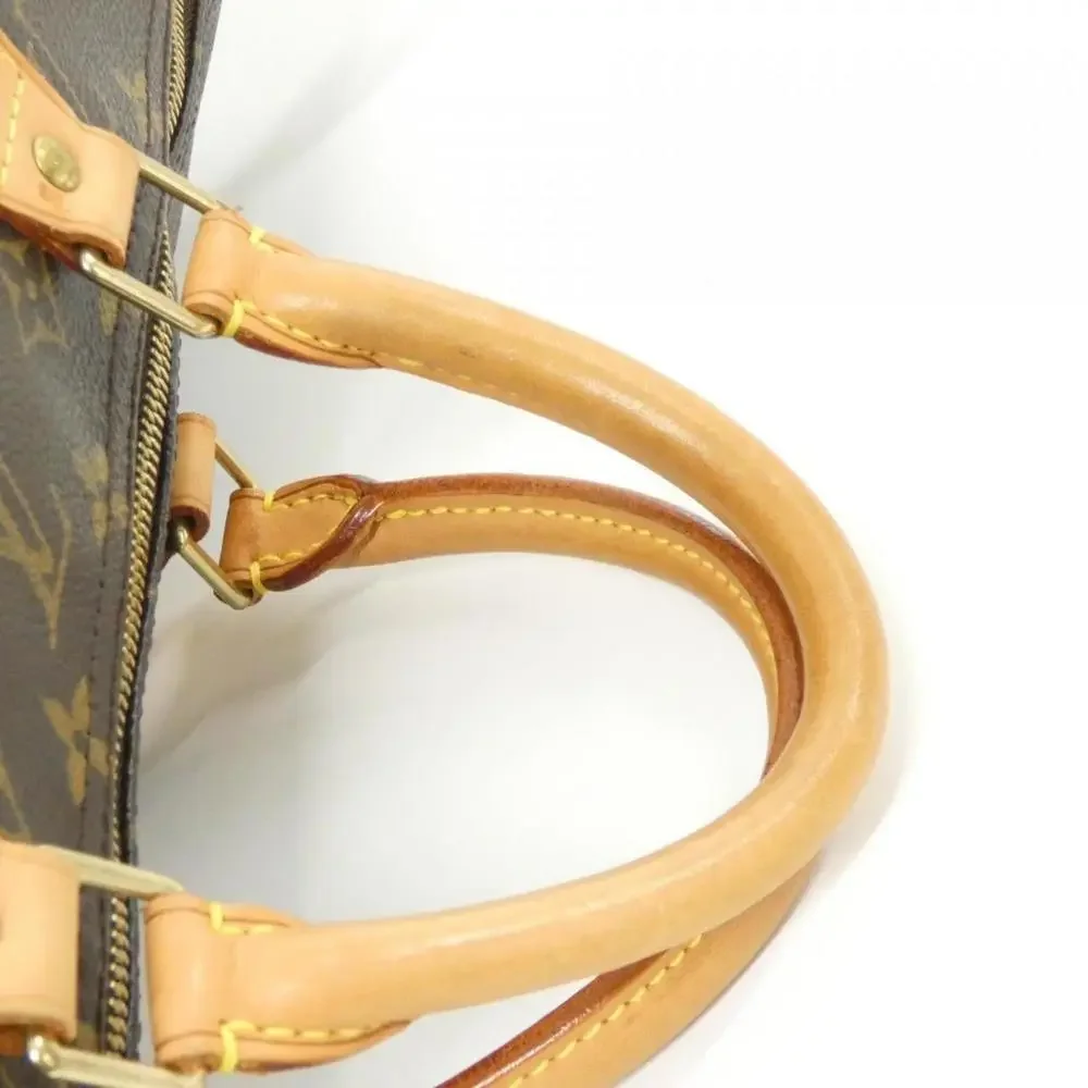 LOUIS VUITTON Brown Monogram Speedy 40 Boston Bag